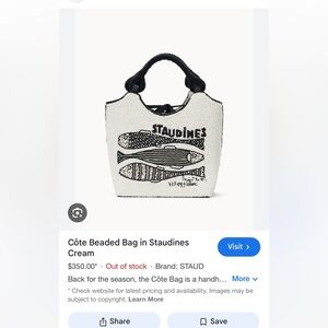 STAUD - Staudines Cote Beaded Bucket Bag!